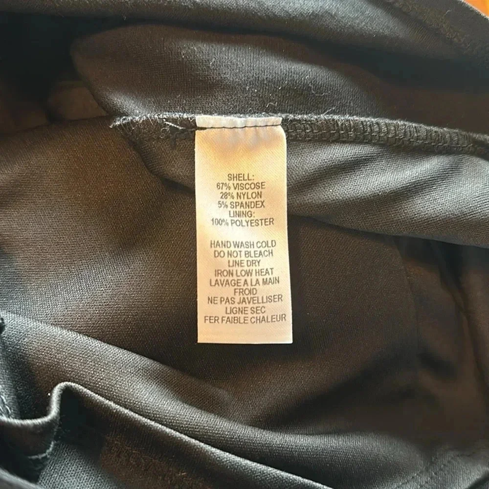 Lulu’s Drinks On Me Black Sleeveless Pleated Bodycon Dress Size Medium - Picture 6 of 7